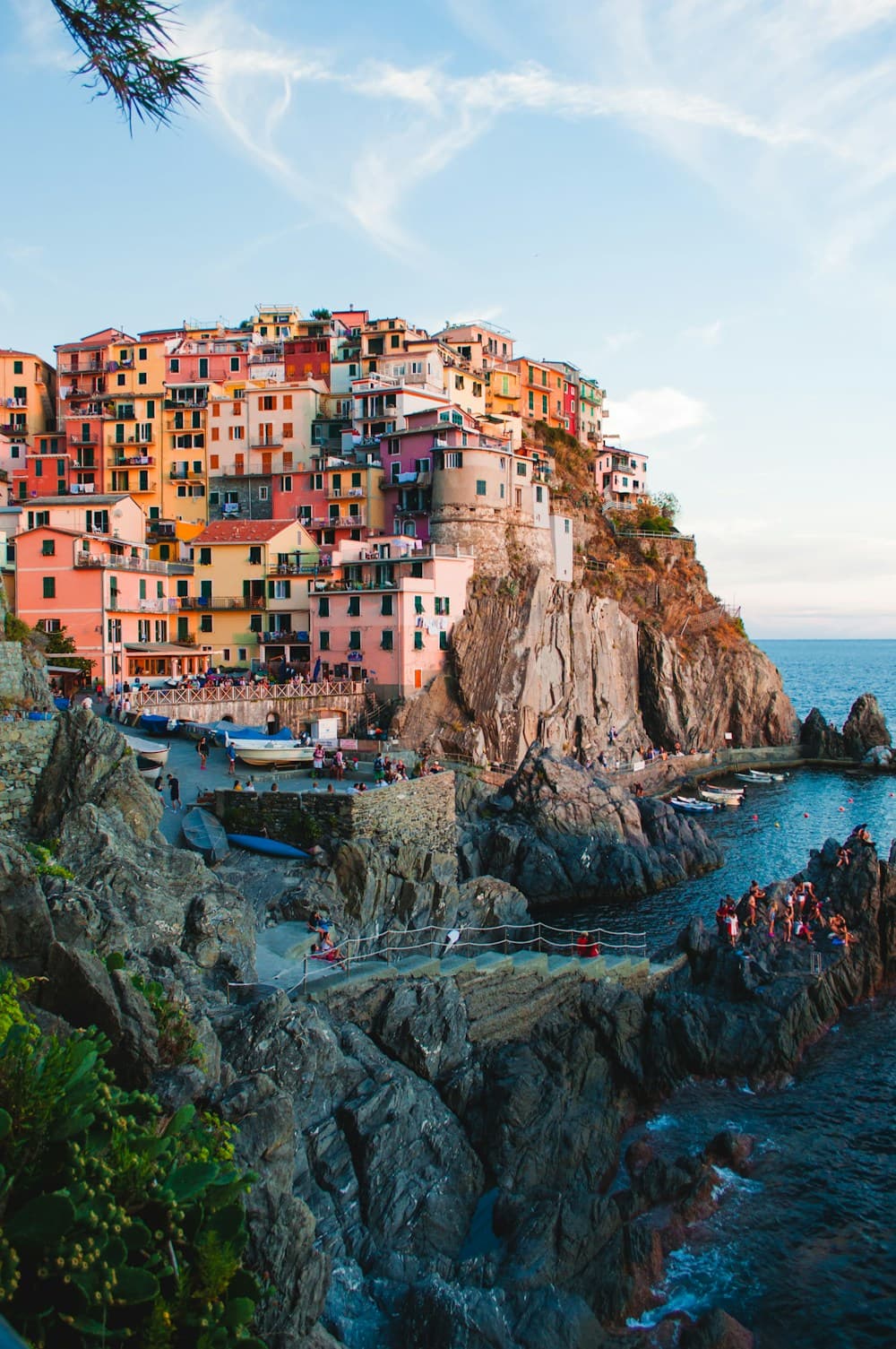 Colourful coastal architecture in Cinque Terre, Italy